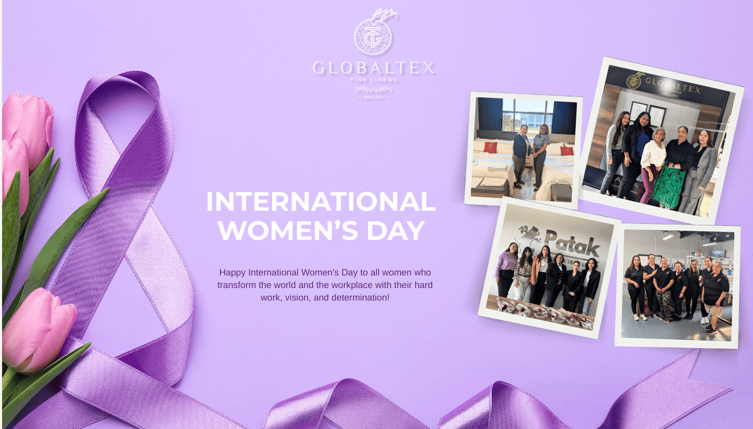 Globaltex Fine Linens Continues to Support Women's Power and Employment in the Textile Industry
